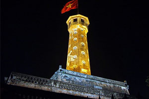 Hanoi Flag Tower Night