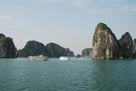 Halong bay is one of the world most spectacular coastlines