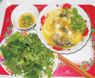 Flying fish noodles