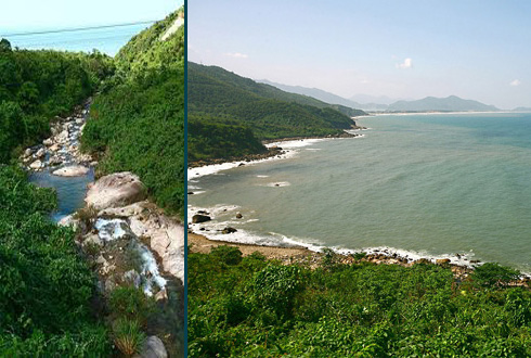 A stream that flows to the sea