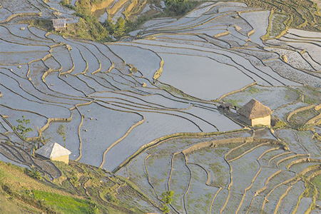 The typical style and the beauty of Ha Nhi ethnic minority people houses