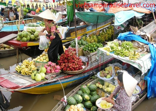 Floating market - Can Tho - Vietnam