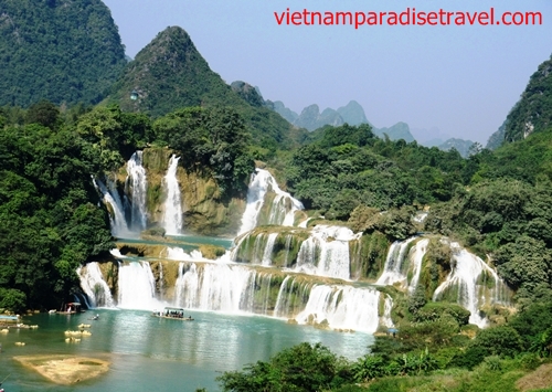 Ban Gioc waterfall in Vietnam