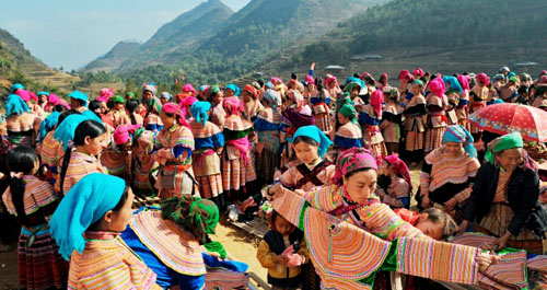 Bac Ha market