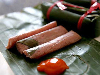 Vietnamese fermented pork roll