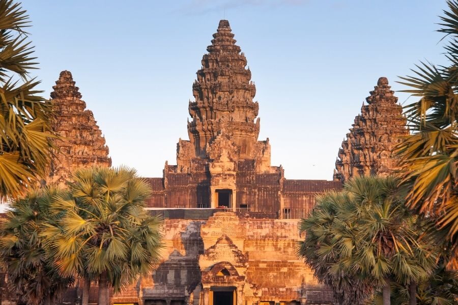 L'ancien temple d'Angkor Wat au Cambodge