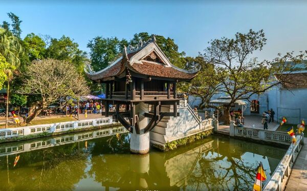 The majestic and artistic architecture of the temple