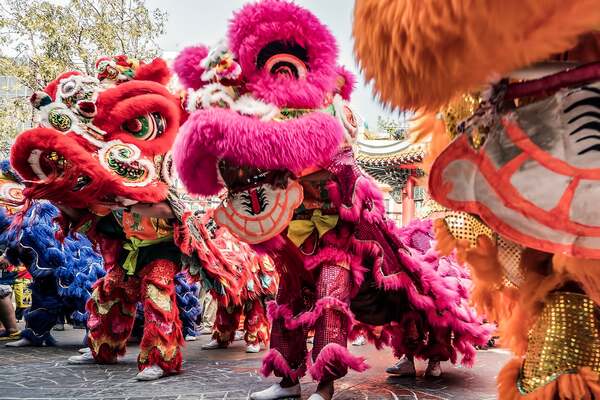 Lunar New Year in Chinatown, Bangkok, Thailand