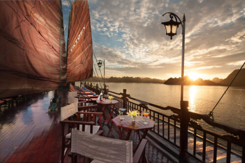 Dinner on Halong Bay Cruise