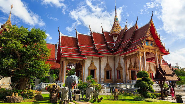 Majestic Wat Chalong Temple, Phuket
