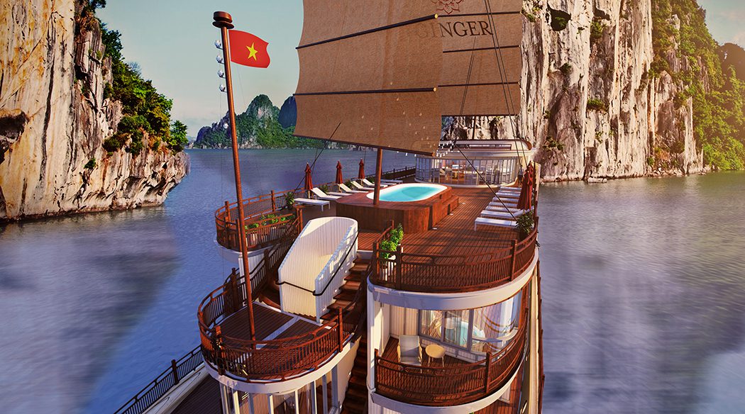 Ginger Cruise Luxury Cruise to Halong Bay Paradise Travel
