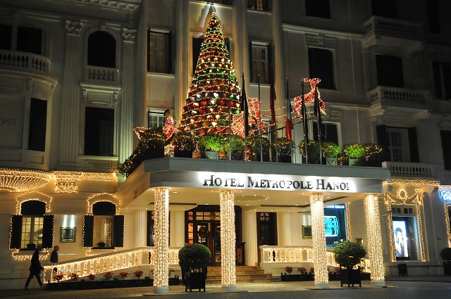 Hotel Metropole Hanoi on Christmas