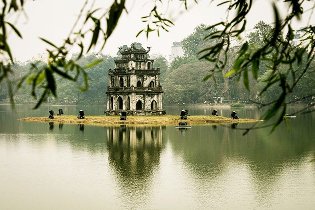 Hoan Kiem Lake, the highlight of Hanoi