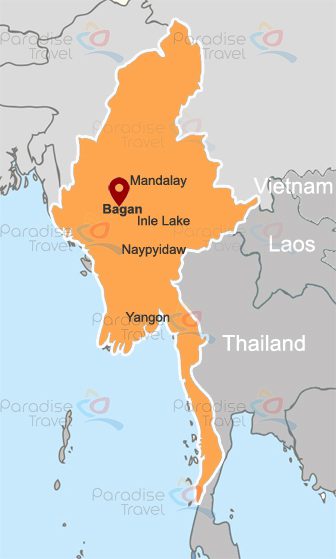 Bagan Location Map