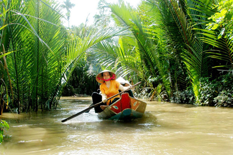 Mekong Delta by speed boat