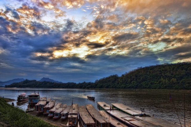 Mekong Delta at sunrise